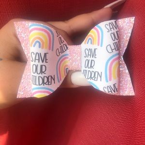 Save our children bow